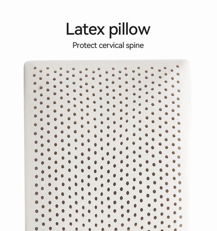 New Material Bed Rest Latex Pillow Feel-Removable Knitted Pillow Covers Pillows